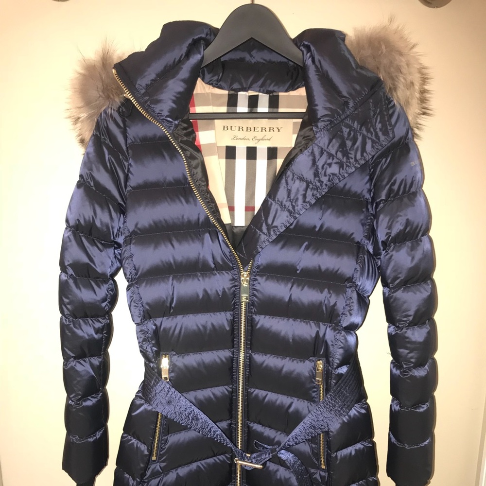 Authentic Burberry Puffer Trench Coat